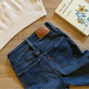 Levi’s high rise stretchy skinny jeans